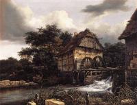 Jacob van Ruisdael - Two Water Mills And Open Sluice